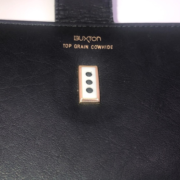 Buxton leather wallet with snap and zip closures - Picture 2 of 9